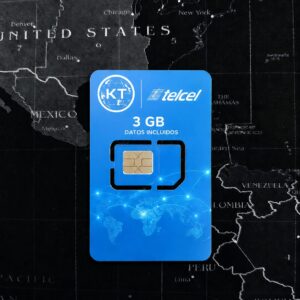 Tarjeta SIM Multicarrier 3GB TELCEL